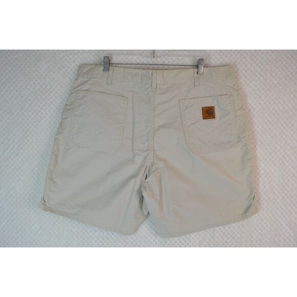Carhartt Men's 40 Khaki High Rise Shorts - Picture 6 of 12